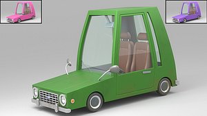 cartoon car 3D model
