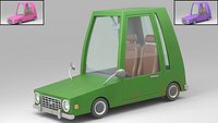 cartoon car