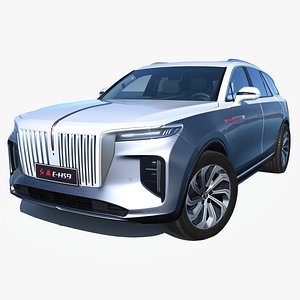 3D 2022 FAW Hongqi E-HS9