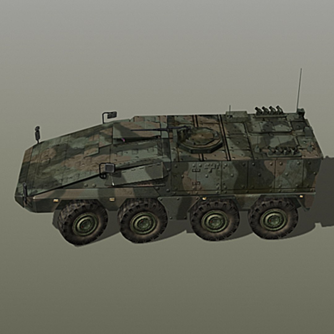3d Ghk Boxer Combat Vehicle Model