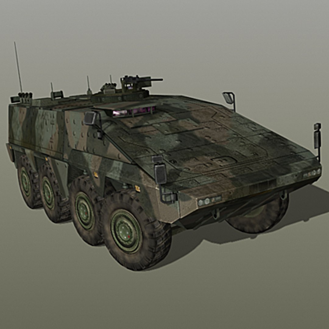 3d Ghk Boxer Combat Vehicle Model