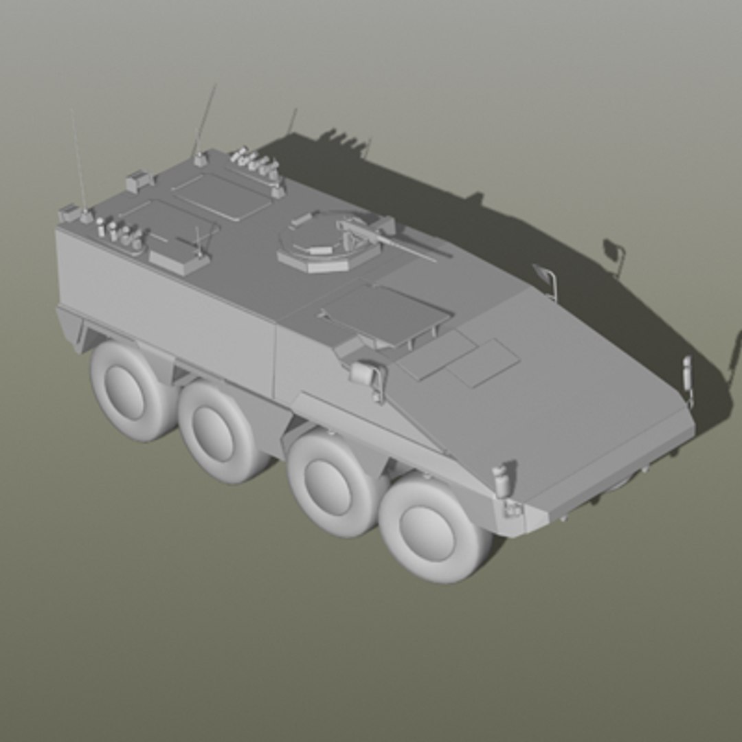 3d Ghk Boxer Combat Vehicle Model