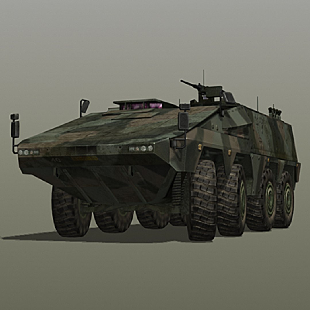 3d Ghk Boxer Combat Vehicle Model