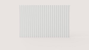 3D CURTAIN 140x220 CM OFFWHITE SIENNA model