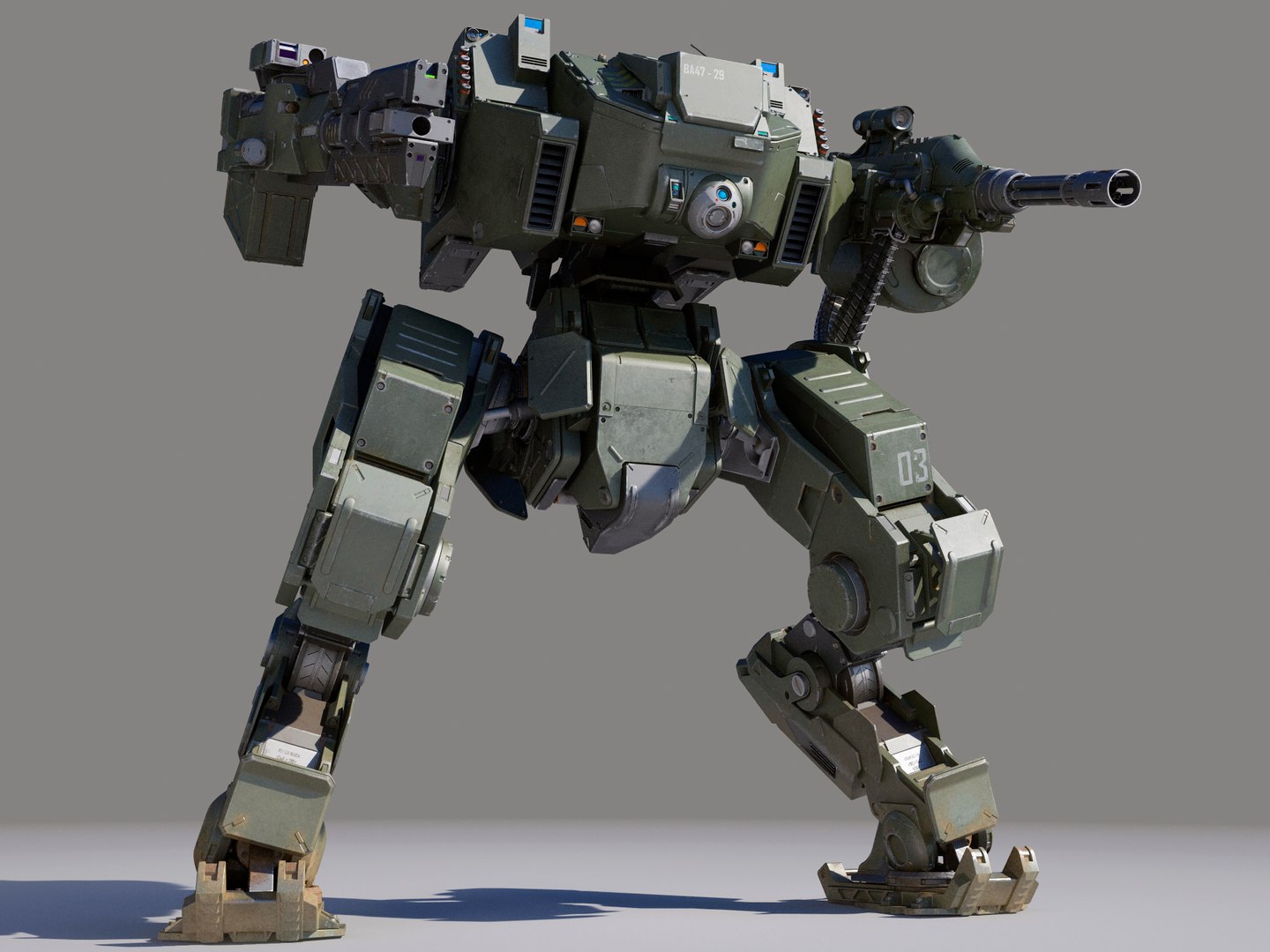 Mech Fighter 3D Model - TurboSquid 1167279