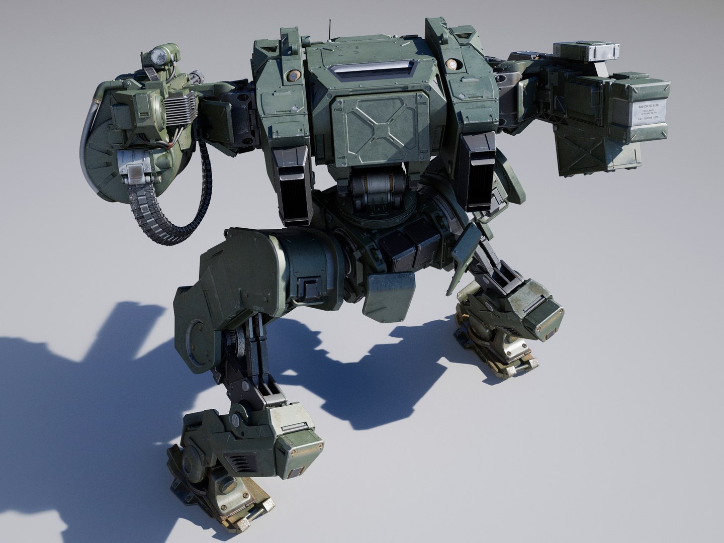 Mech Fighter 3D Model - TurboSquid 1167279