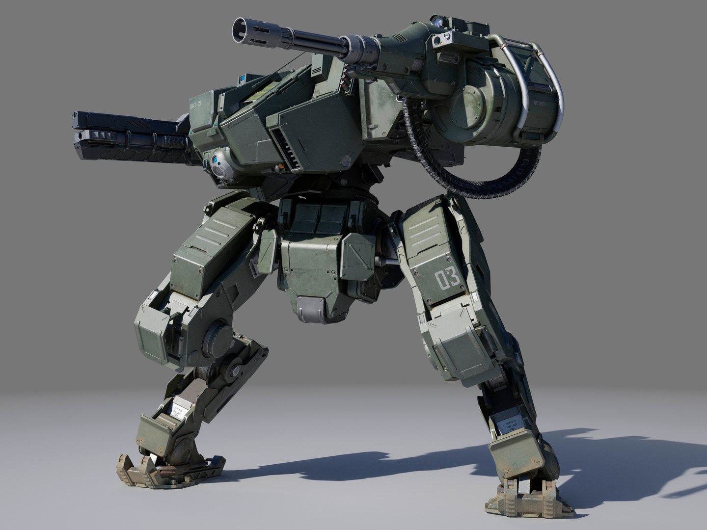 Mech Fighter 3D Model - TurboSquid 1167279