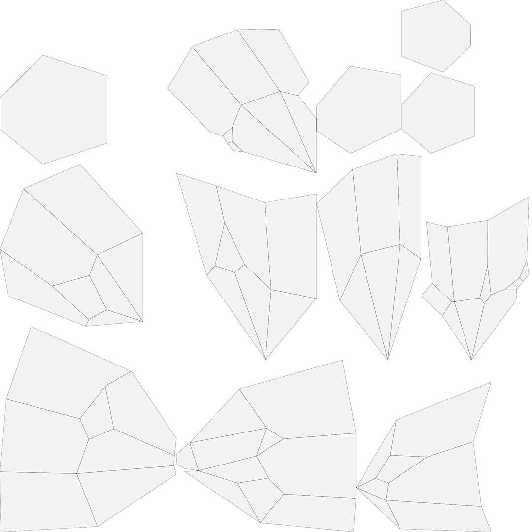 3D Stylized Gems - TurboSquid 2314799