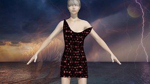 woman dress model