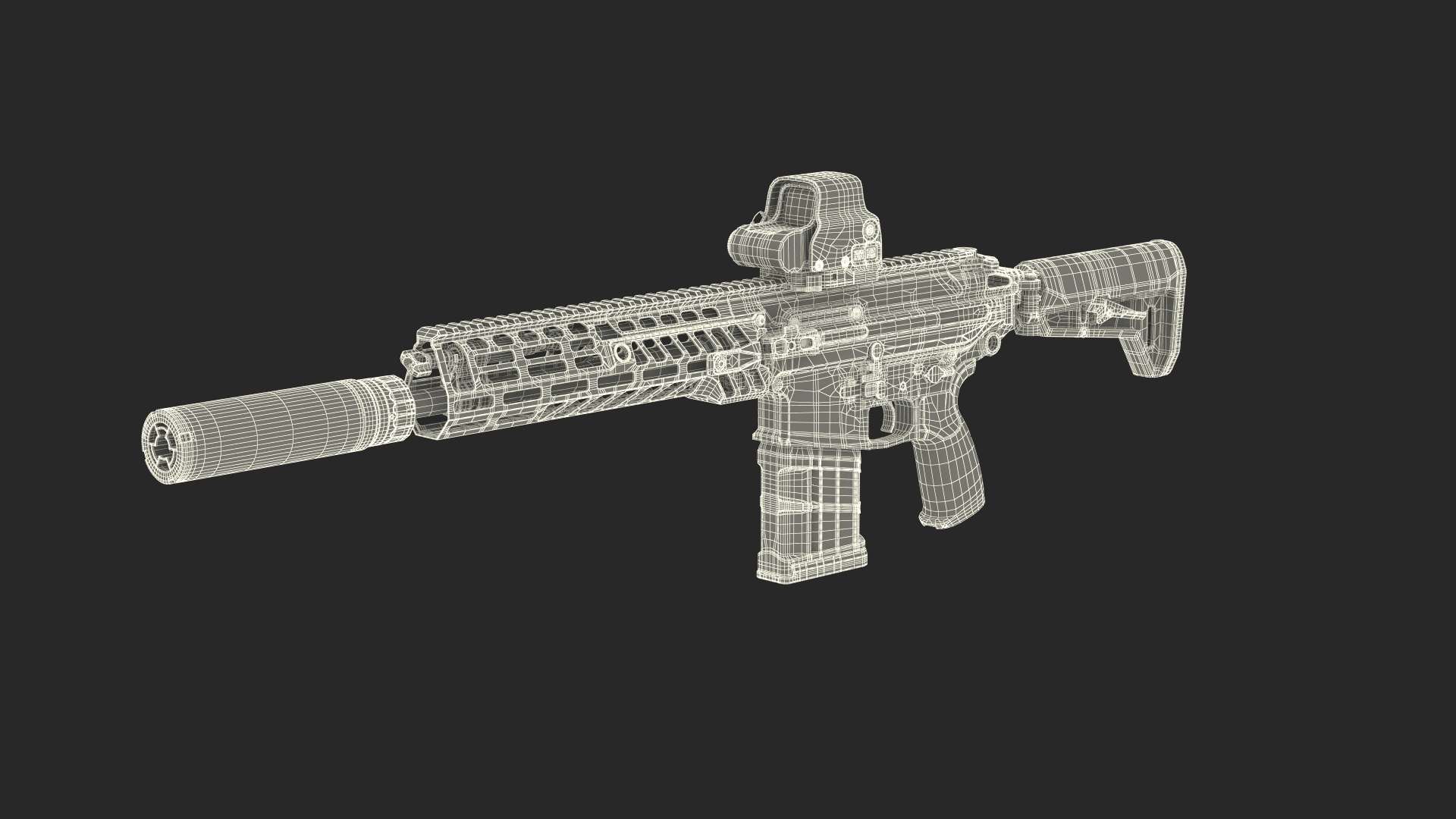 Multi Caliber Assault Rifle 3D Model - TurboSquid 2276354