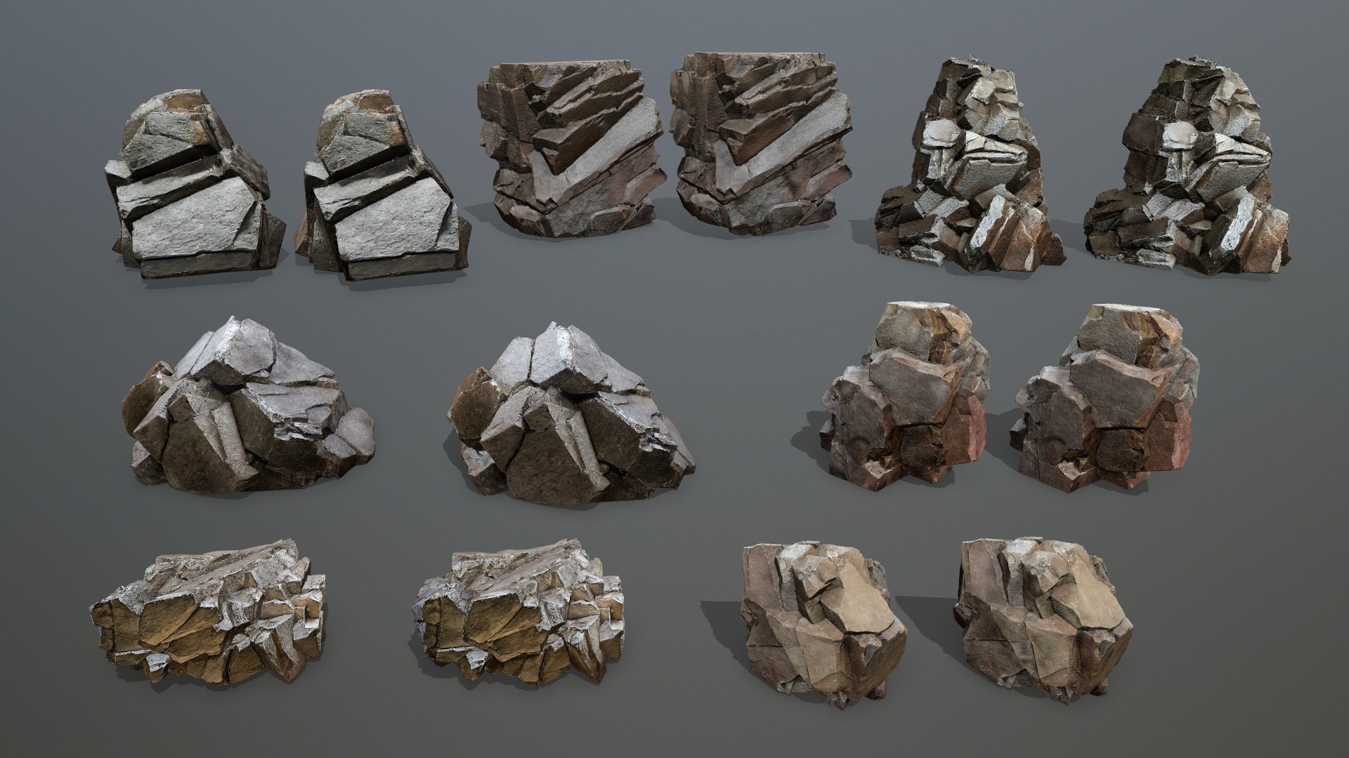 3D Desert Rocks - TurboSquid 2285239