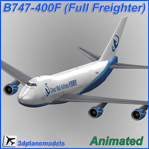 b747-400 great wall airlines 3d lwo