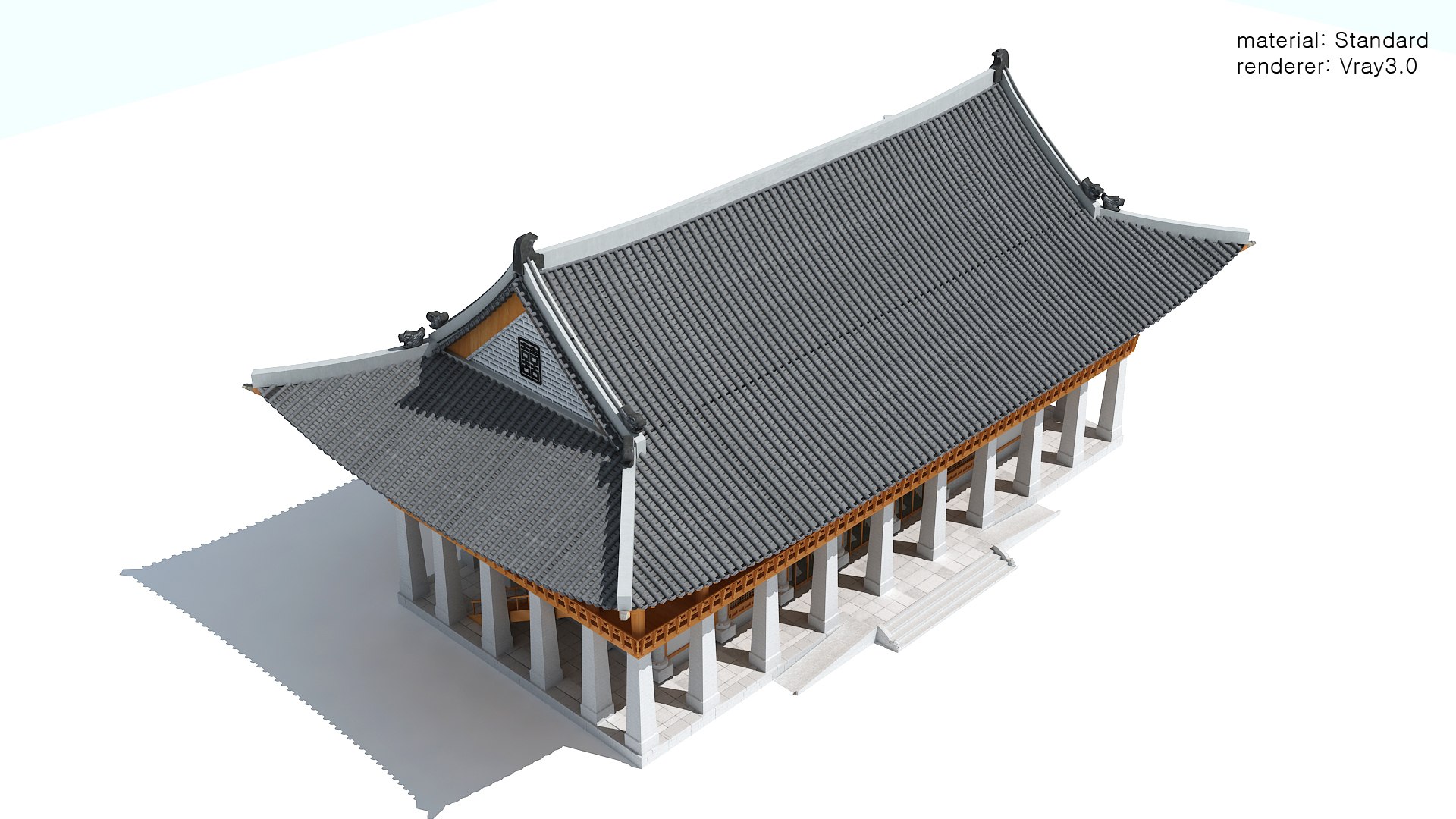 Hanok-banquethall 3D Model - TurboSquid 1198582