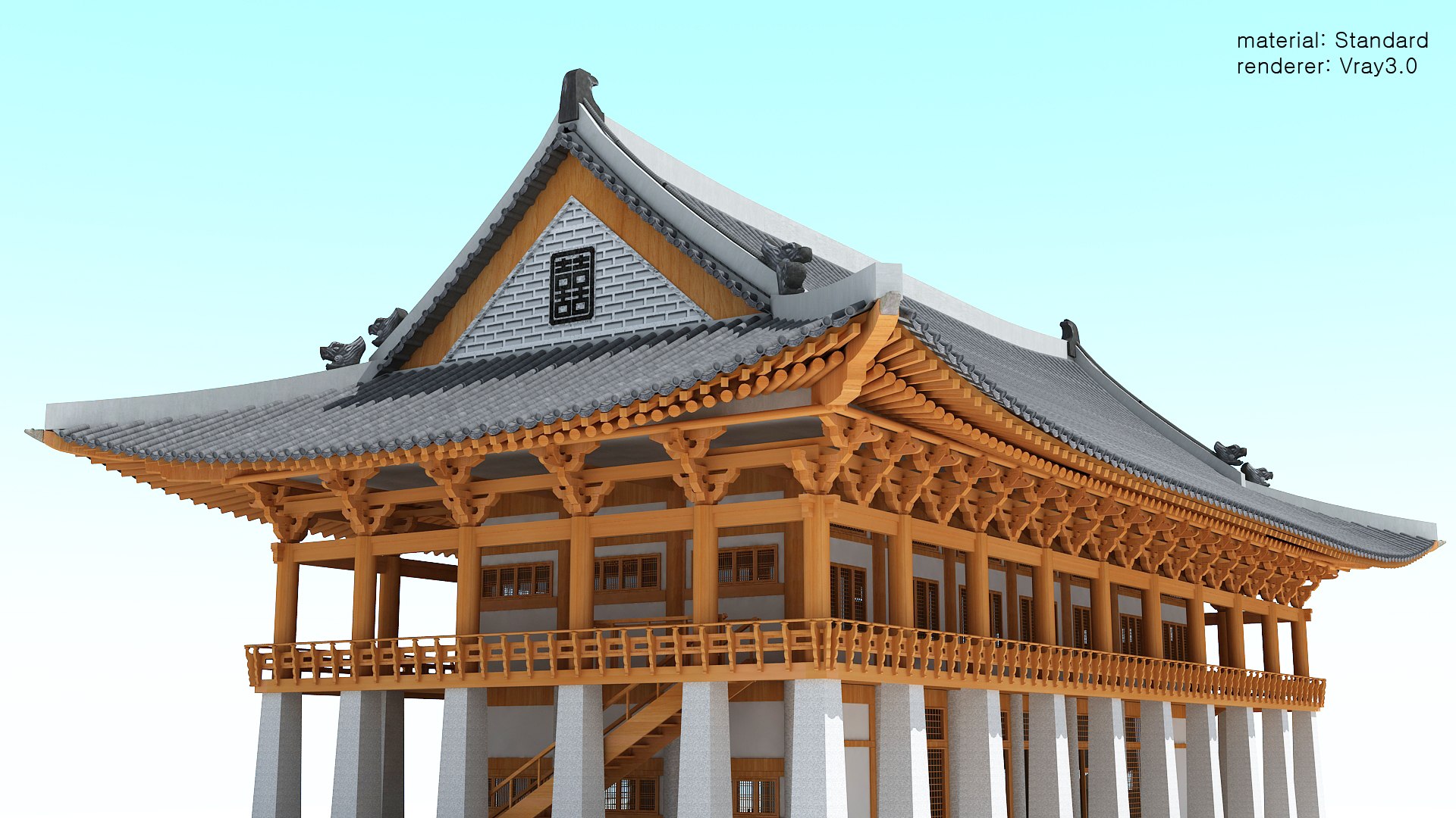 Hanok-banquethall 3D Model - TurboSquid 1198582
