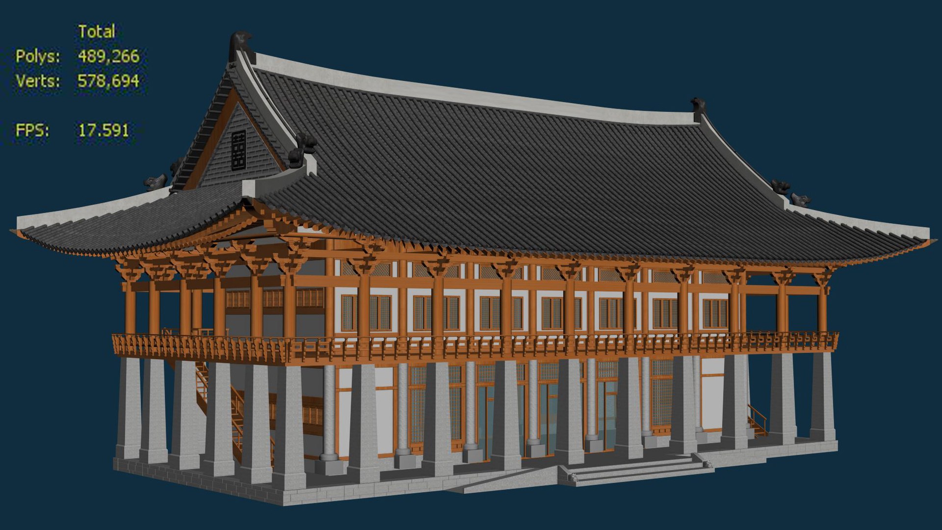 Hanok-banquethall 3D Model - TurboSquid 1198582