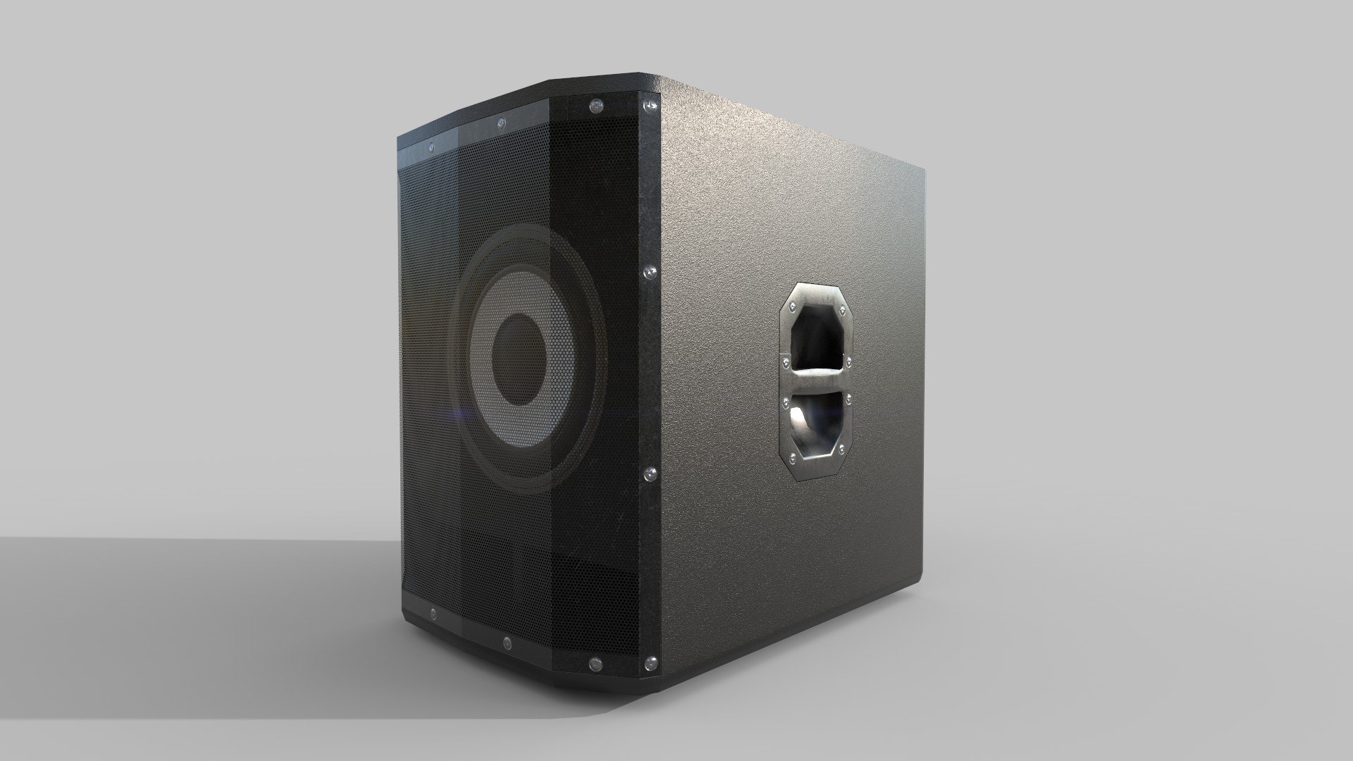 Bass Speaker 3D 모델 TurboSquid 2020509