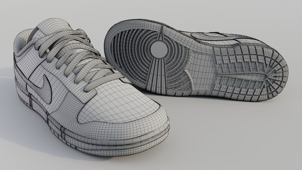modelo 3d Nike Dunk Bajo - TurboSquid 2122411