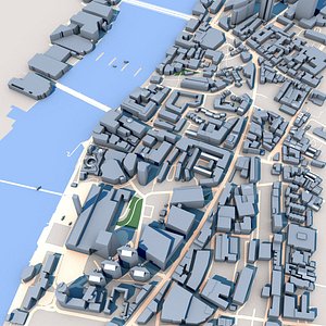 3D Globe Theatre London United Kingdom model