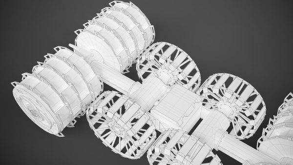 modelo 3d Rover excavador minero RASSOR de la NASA - TurboSquid 2083432