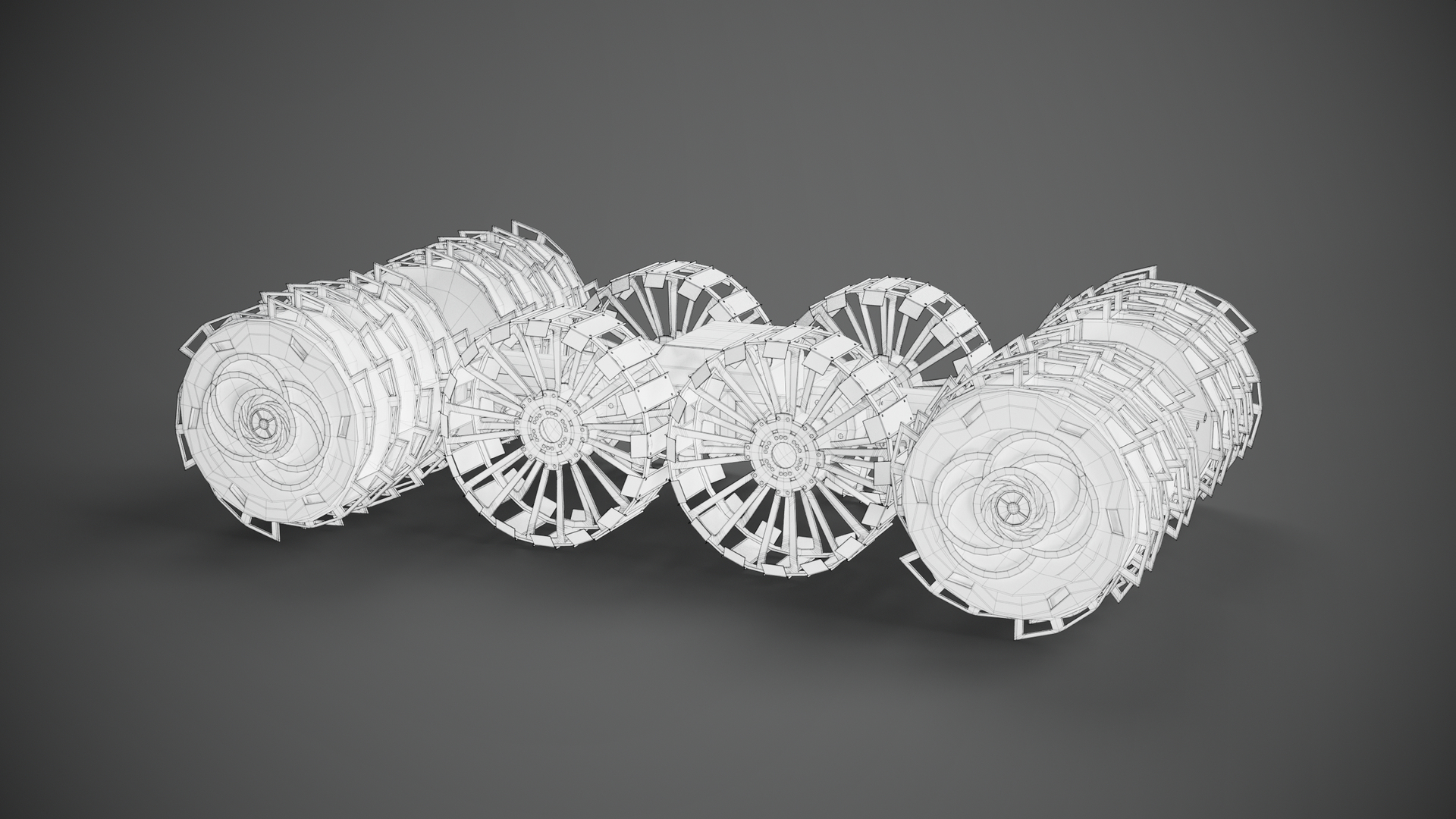modelo 3d Rover excavador minero RASSOR de la NASA - TurboSquid 2083432