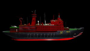 icebreaker yamal 3d model