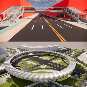 Pedestrian Bridge -A6