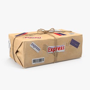 postal mail package packing model