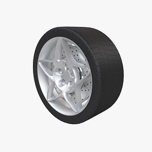 Sport Wheel Lowpoly