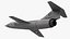3D Lockheed F-104 Starfighter Aircraft Jet Rigged for Cinema 4D