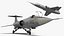 3D Lockheed F-104 Starfighter Aircraft Jet Rigged for Cinema 4D