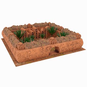 3D model city medenine tunisia