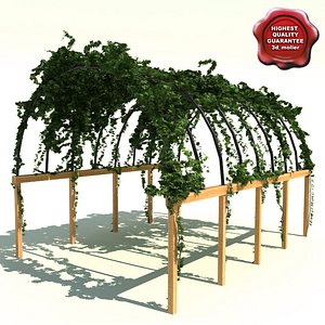 c4d pergola path ivy v2