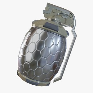Sci-Fi Frag Grenade 3D model