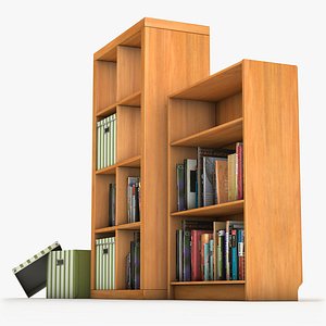 Ikea Shelves & Boxes With Books
