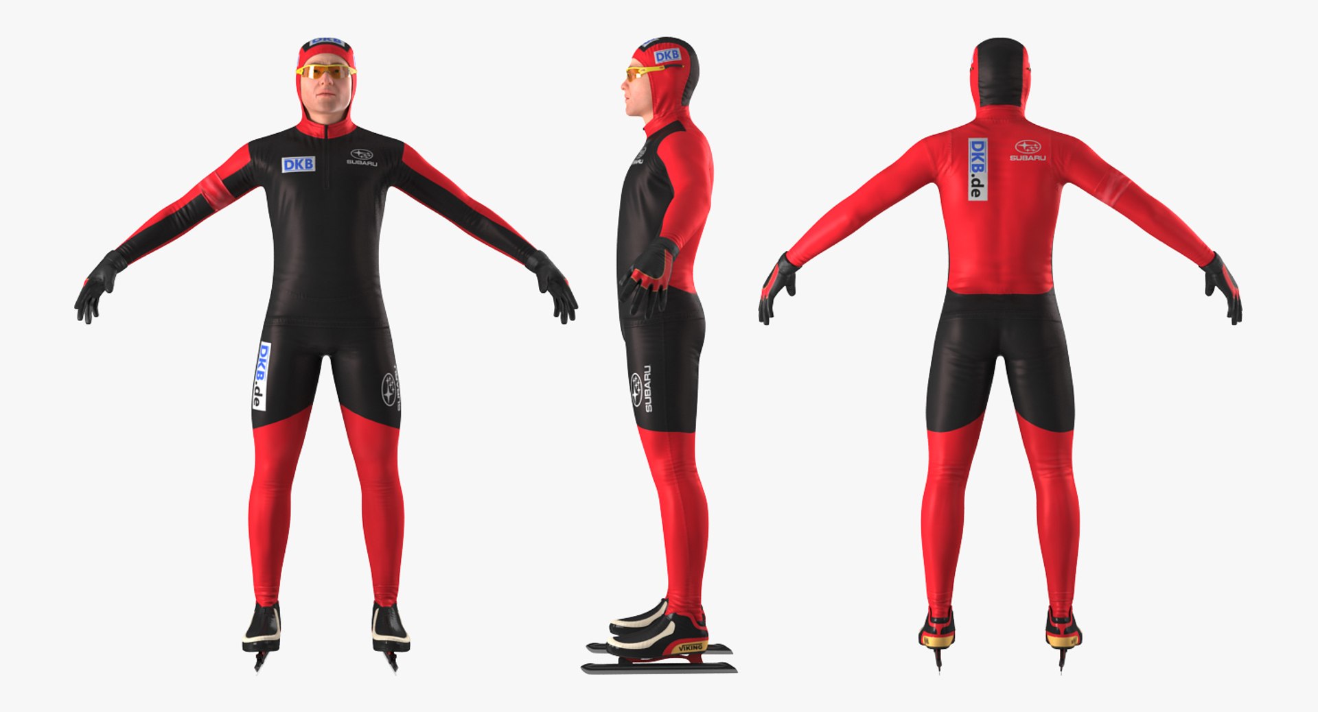 Speed Skater Rigged 3D | 1146101 | TurboSquid