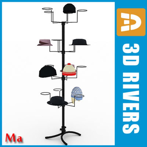 modelo 3d Caps rack full v1 de 3DRivers - TurboSquid 450167
