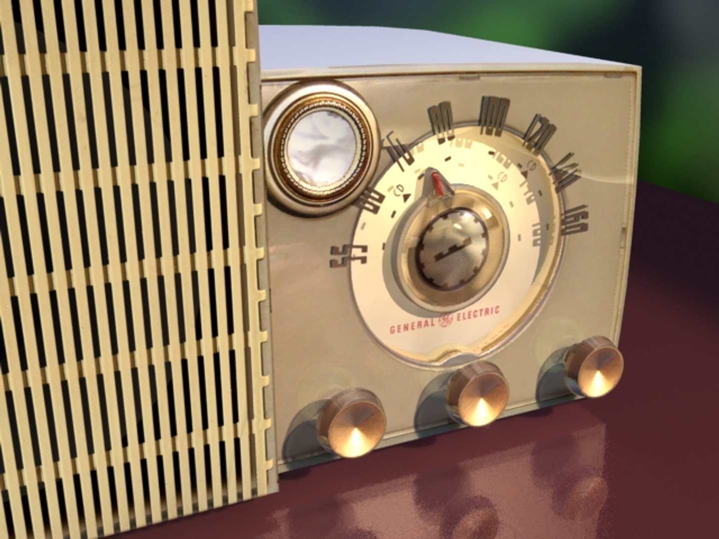 General Electric Musaphonic Radio 3d Model