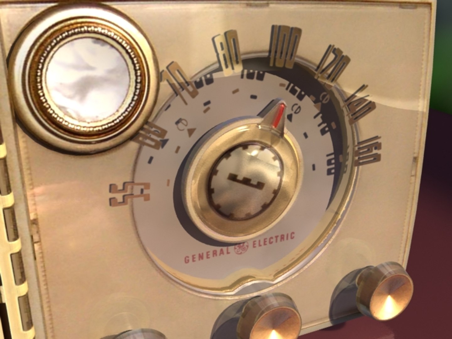 General Electric Musaphonic Radio 3d Model