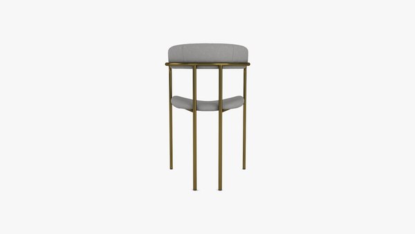 3D West Elm Lenox Dining armchair model - TurboSquid 2027588