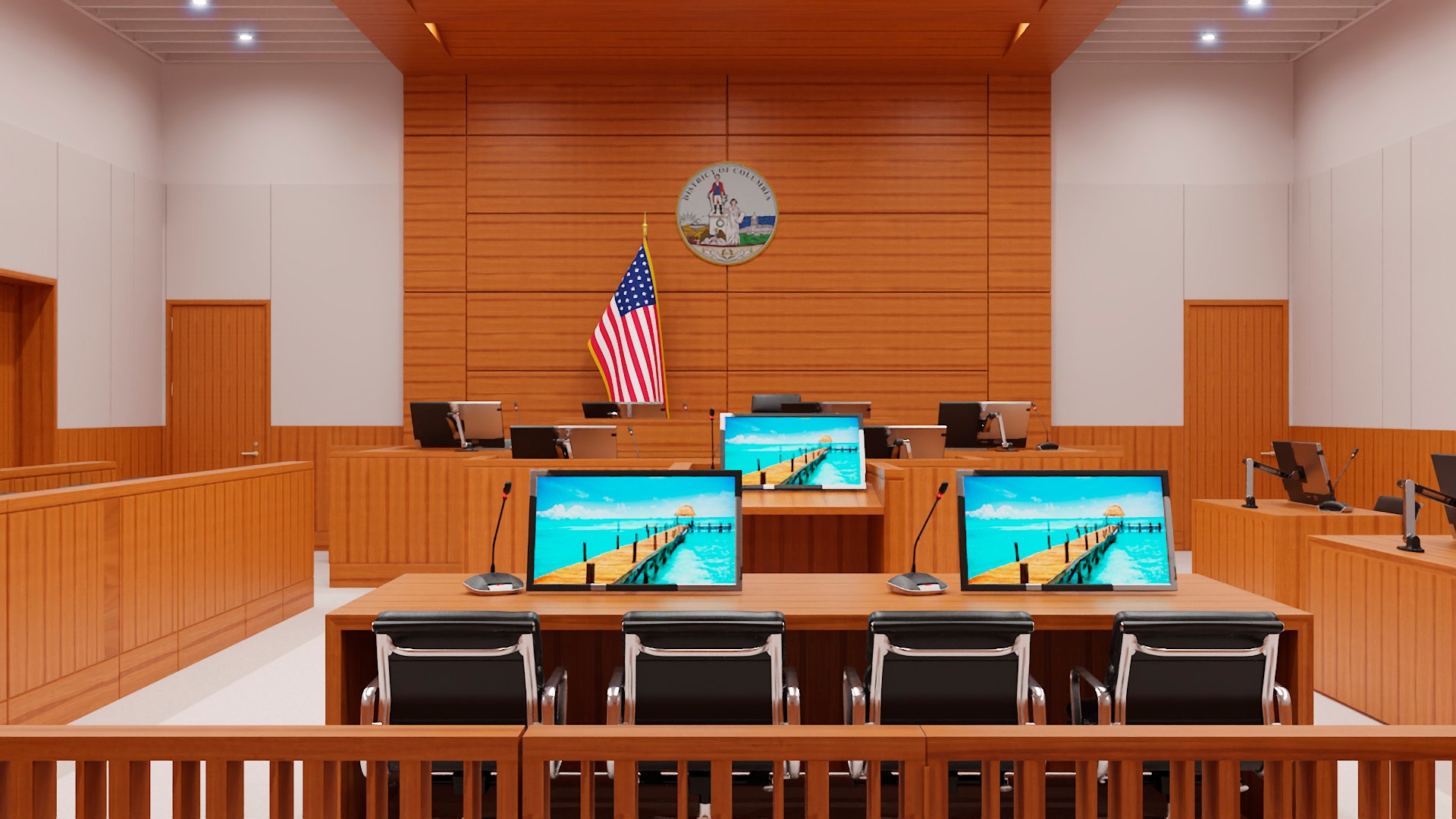 3D United States Federal Courthouse - TurboSquid 2300508
