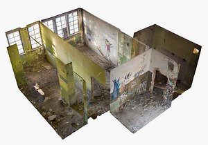 Abandoned room 16K 3D