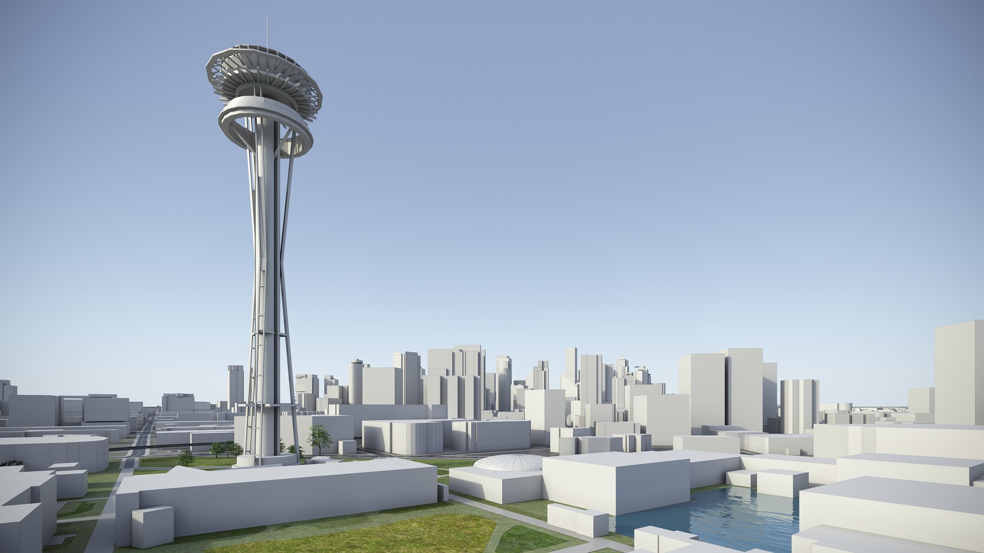 3D Seattle - - TurboSquid 1455013