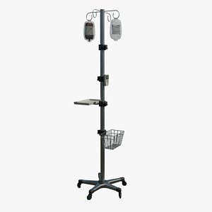 3D Iv stand model