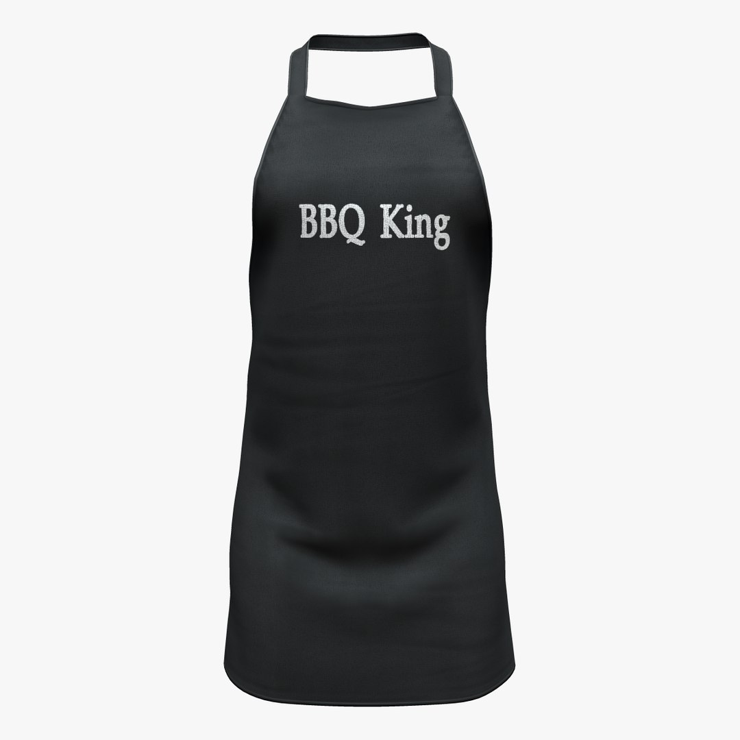 3D Men Grilling Chef Apron - TurboSquid 1953710