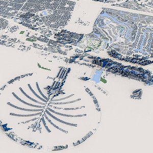 3D Dubai City United Arab Emirates
