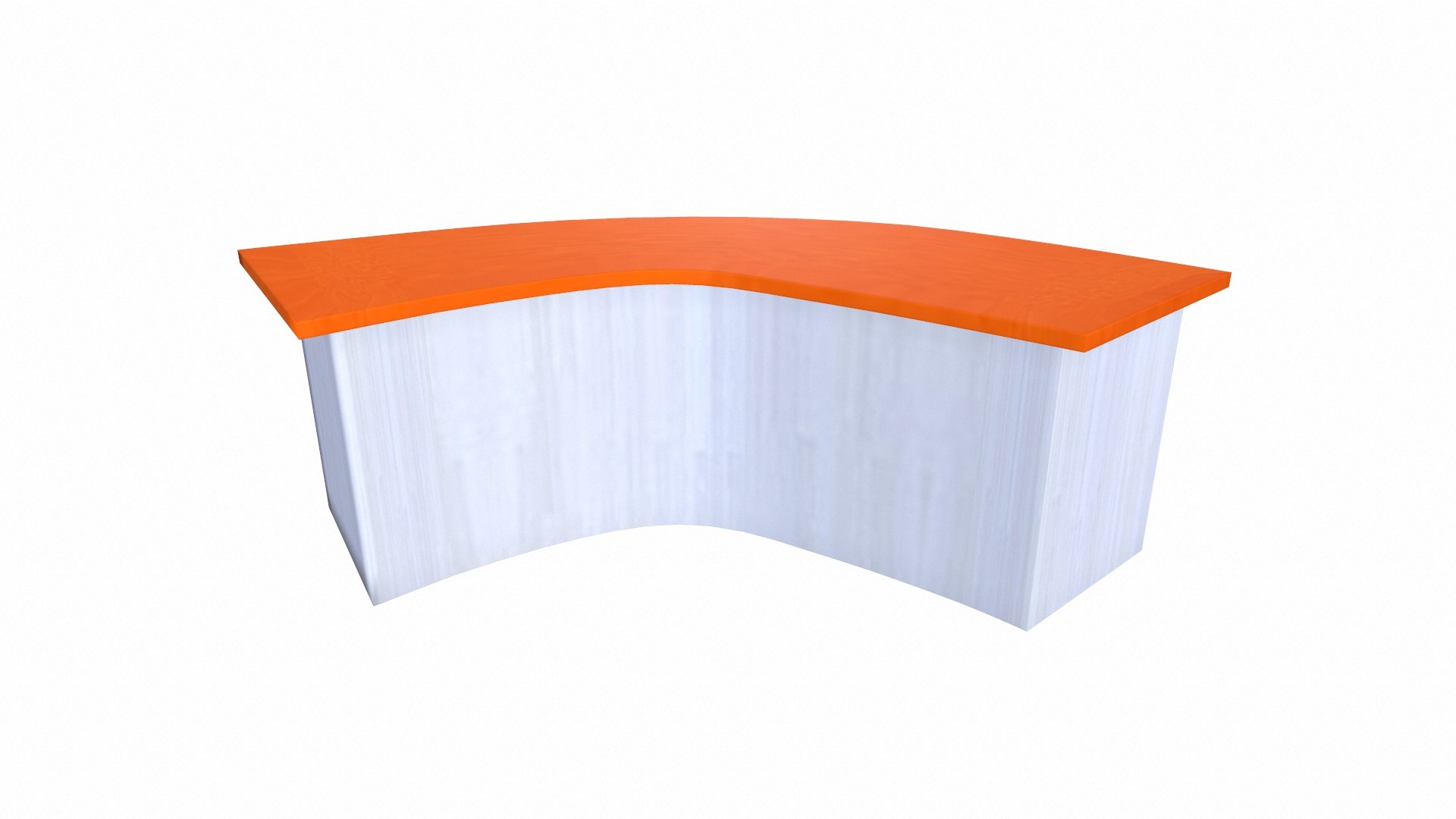 3D Reception Counter Model - TurboSquid 2342074