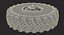 Military Truck Wheel 3D Model