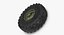 Military Truck Wheel 3D Model