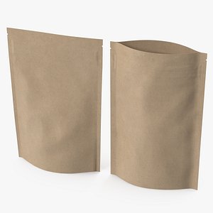 zipper kraft paper bags model