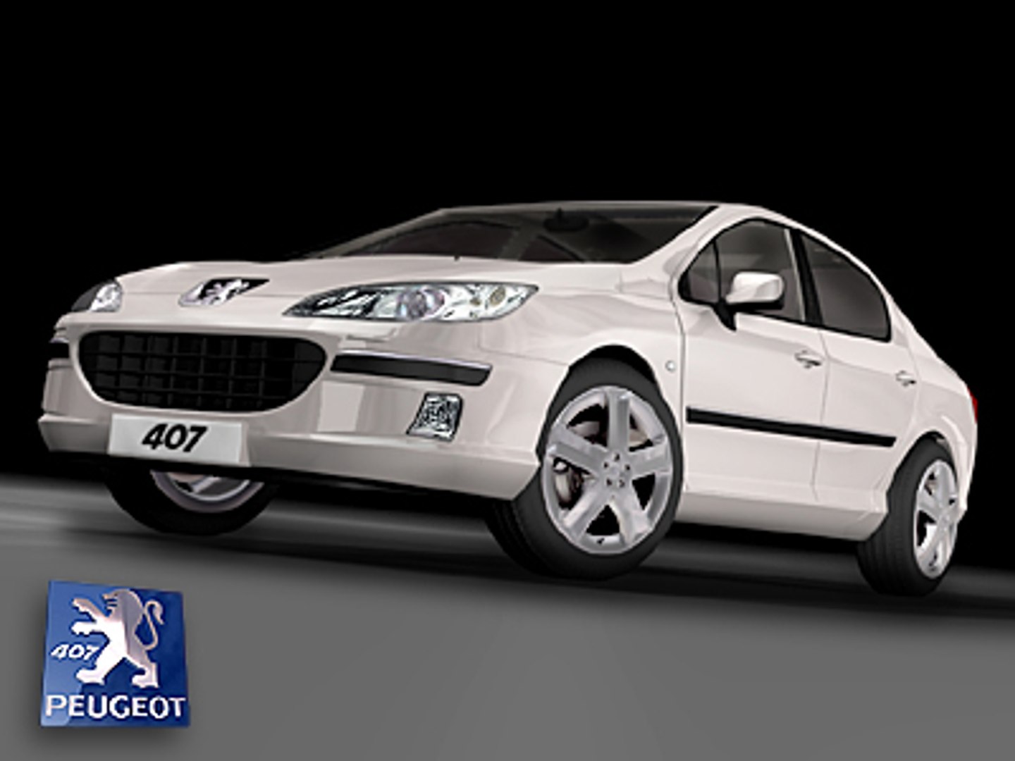Peugeot 407 3d Model